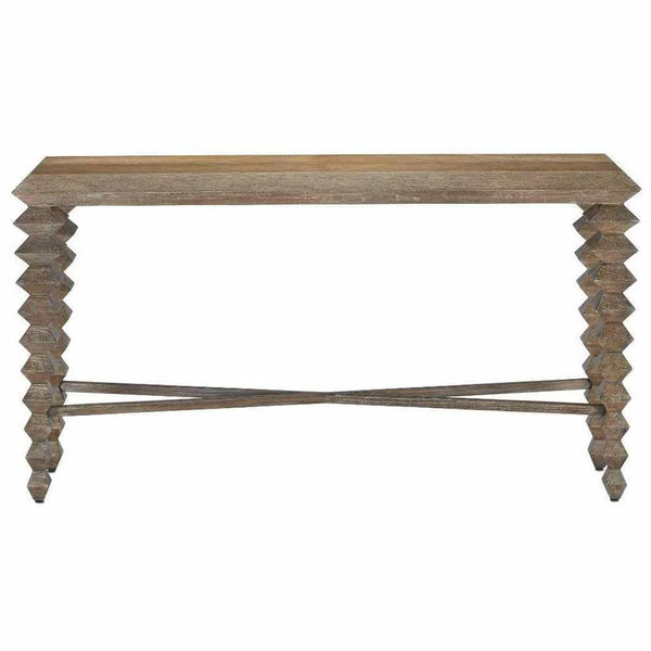 Light Pepper Saranya Light Pepper Console Table Console Tables LOOMLAN By Currey & Co