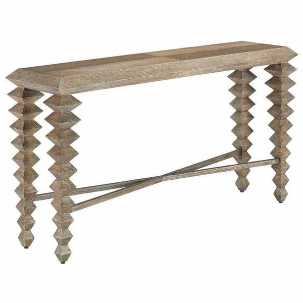 Light Pepper Saranya Light Pepper Console Table Console Tables LOOMLAN By Currey & Co