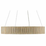 Light Taupe Smoke wood Tetterby Chandelier