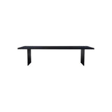 Lily Wooden Black Rectangular Dining Table