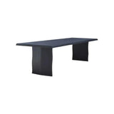 Lily Wooden Black Rectangular Dining Table