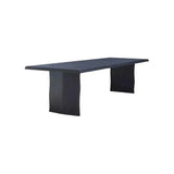 Lily Wooden Black Rectangular Dining Table