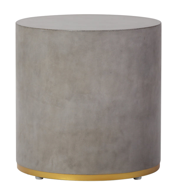Linea Ring Accent Table Set - Gold Outdoor End Tables-Outdoor Side Tables-Seasonal Living-LOOMLAN