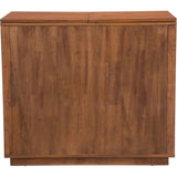 Linea Walnut Bar Cabinet