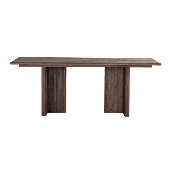 Lineo Dining Table - Burnt Oak Dining Tables LOOMLAN By LHImports