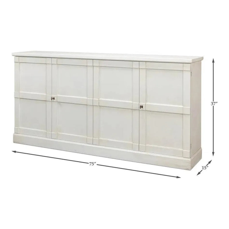 Sarreid-Lionisio Buffet 75" Cortina with Wood Doors-Sideboards-LOOMLAN