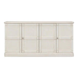 Sarreid-Lionisio Buffet 75" Stucco with Wood Doors-Sideboards-LOOMLAN