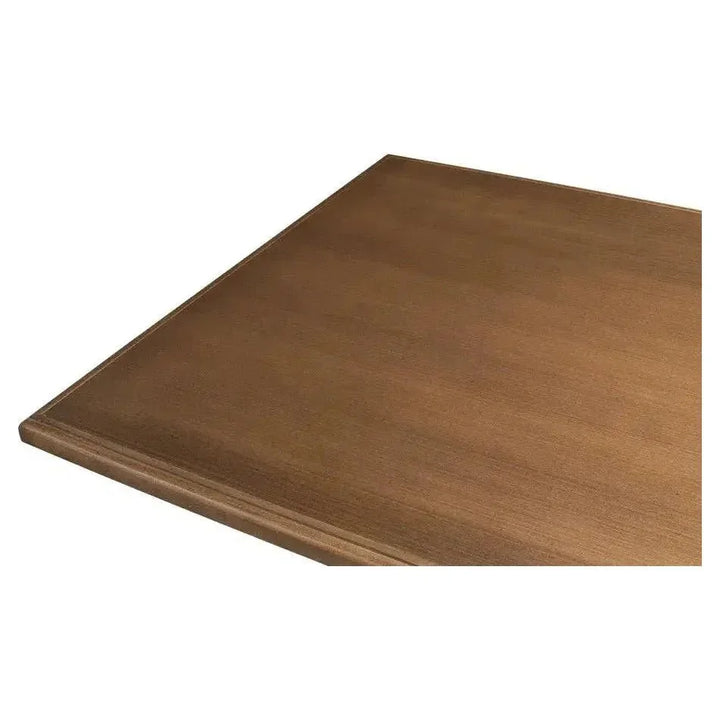 Lionisio Trestle Wood Dining Table-Dining Tables-Sarreid-LOOMLAN