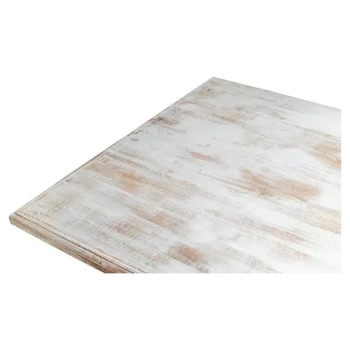 Lionisio Trestle Wood Dining Table-Dining Tables-Sarreid-LOOMLAN