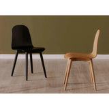 Lissi Wooden Armless Dining Chair-Dining Chairs-Moe's Home-LOOMLAN