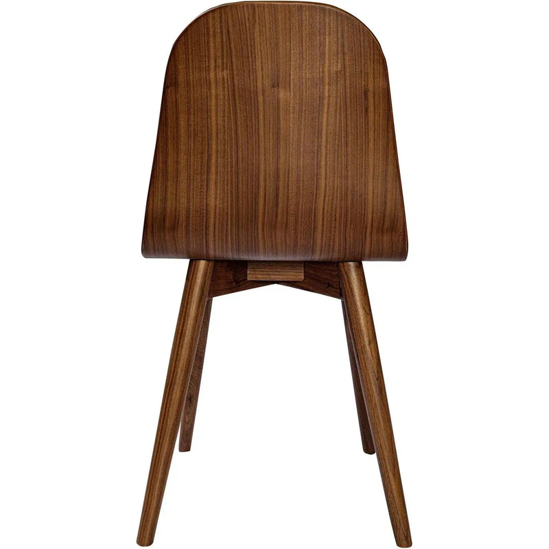 Lissi Wooden Armless Dining Chair-Dining Chairs-Moe's Home-LOOMLAN