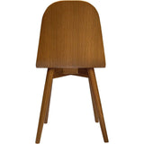 Lissi Wooden Armless Dining Chair-Dining Chairs-Moe's Home-LOOMLAN