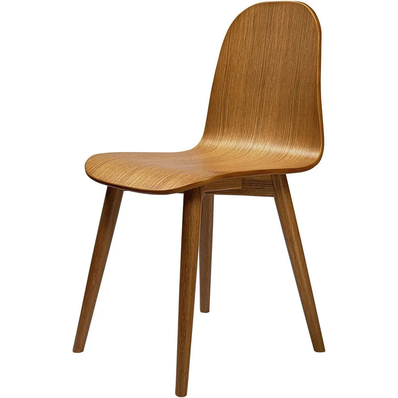 Lissi Wooden Armless Dining Chair-Dining Chairs-Moe's Home-LOOMLAN