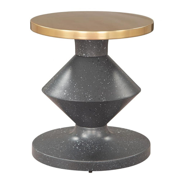 Litar Iron Round Side Table