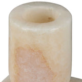 Lithos Modern Onyx Ivory Candle Holder (Set of 2)