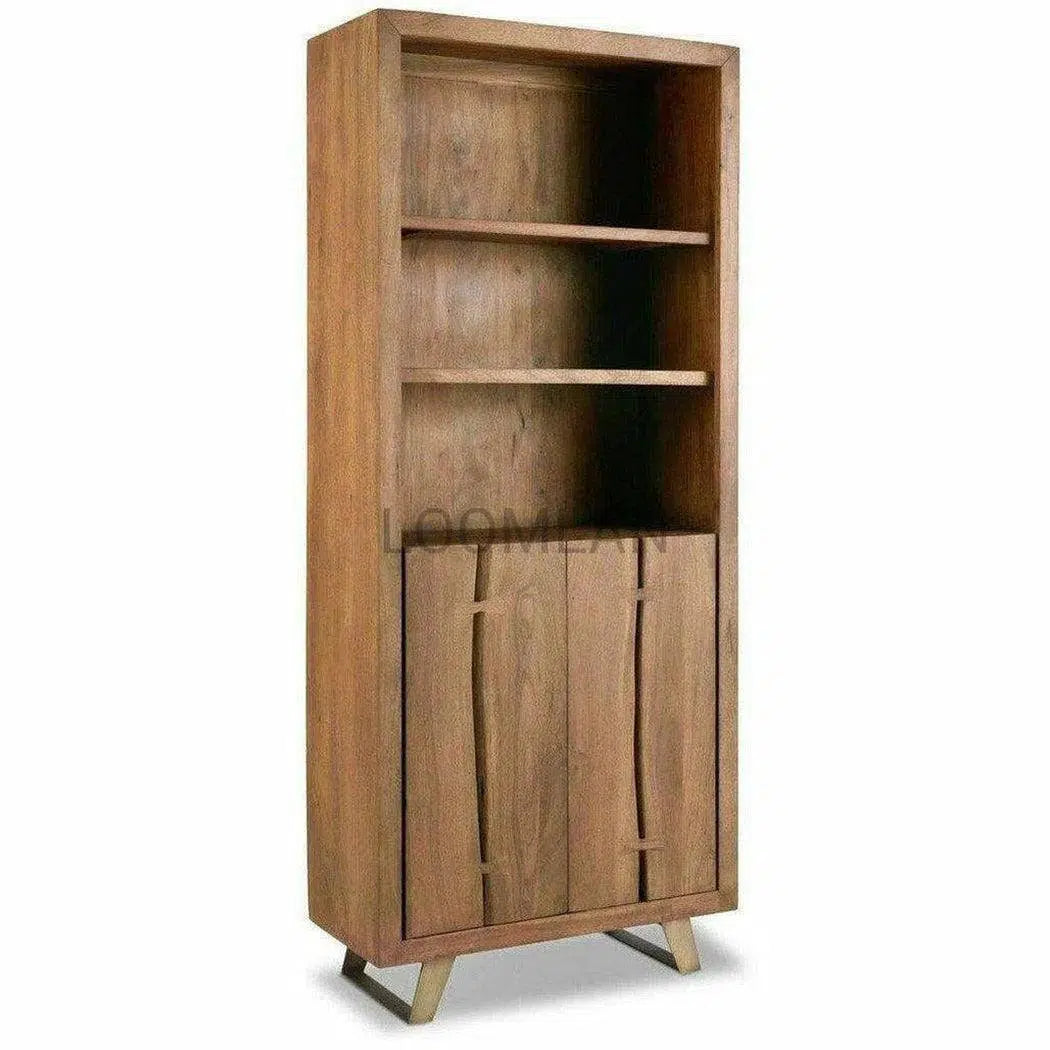 Live Edge Bookcase Buffet Modern Alaska