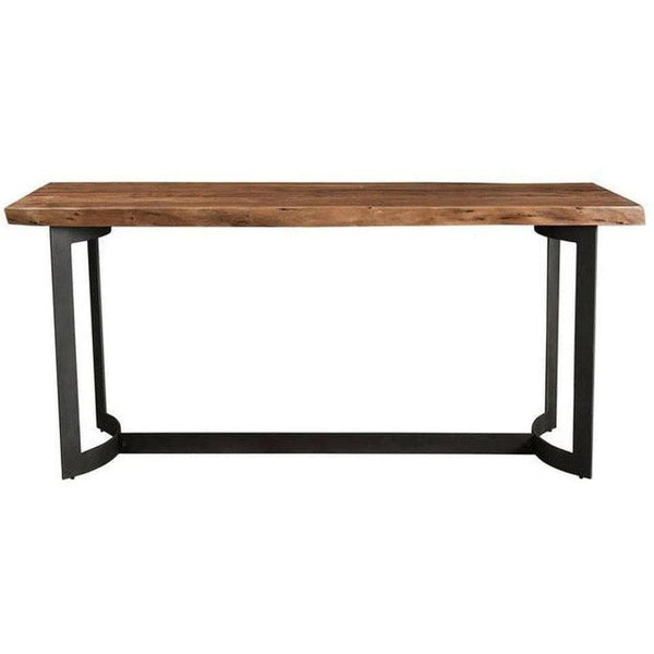 80 Inch Counter Table Smoked Brown Industrial Counter Tables LOOMLAN By Moe's Home