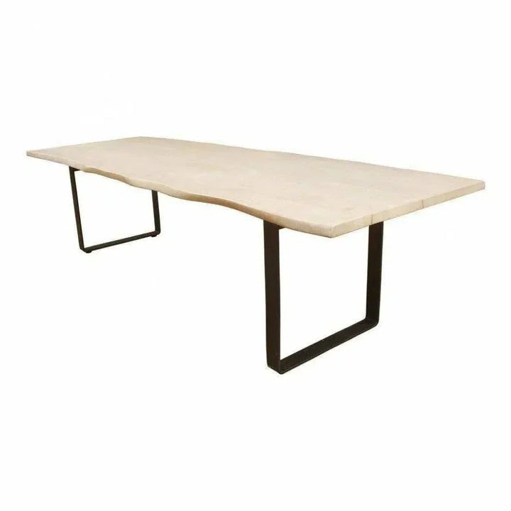 Live EdgeDining Table for 10 People-Dining Tables-Moe's Home-LOOMLAN