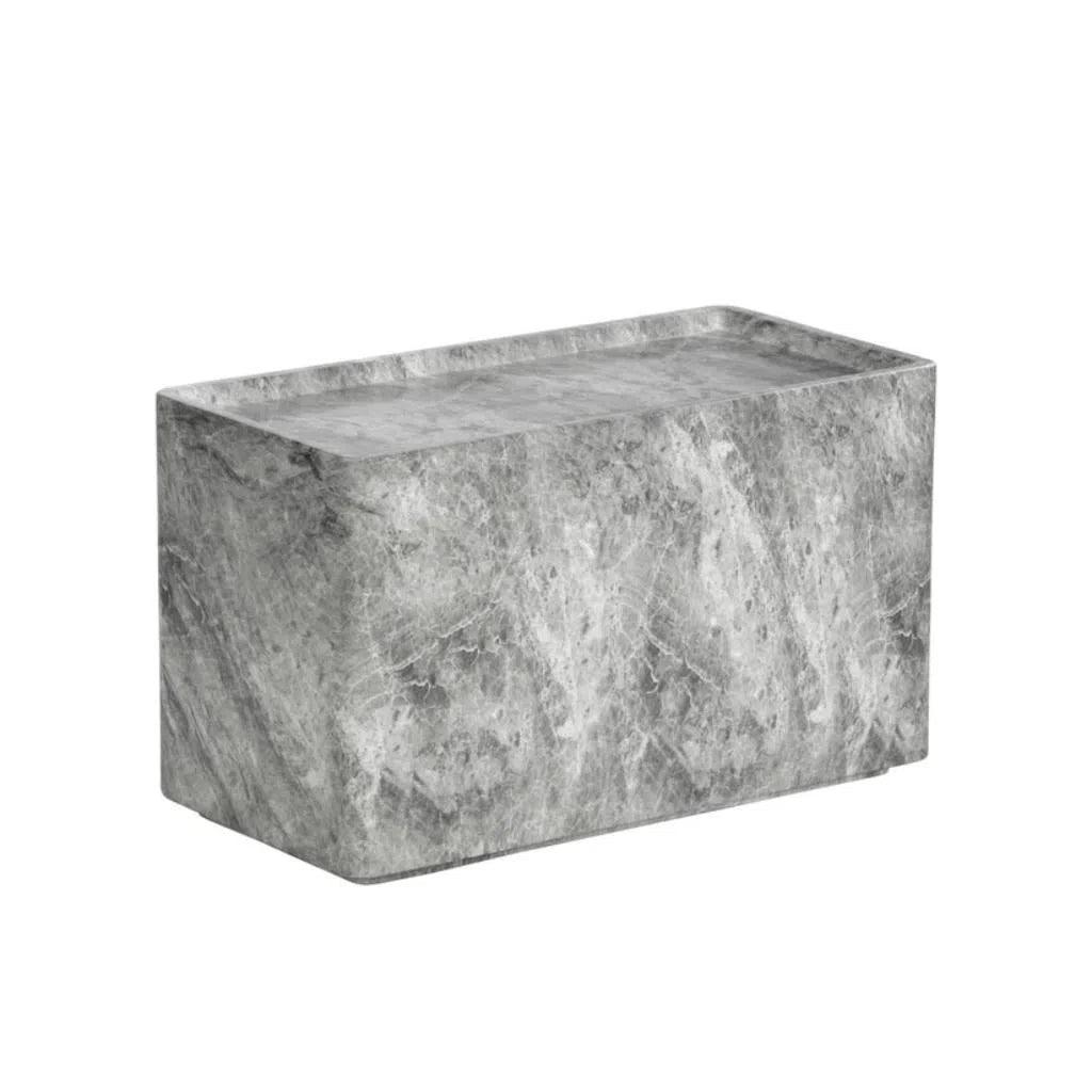 Liza Concrete Outodoor Rectangular Side Table