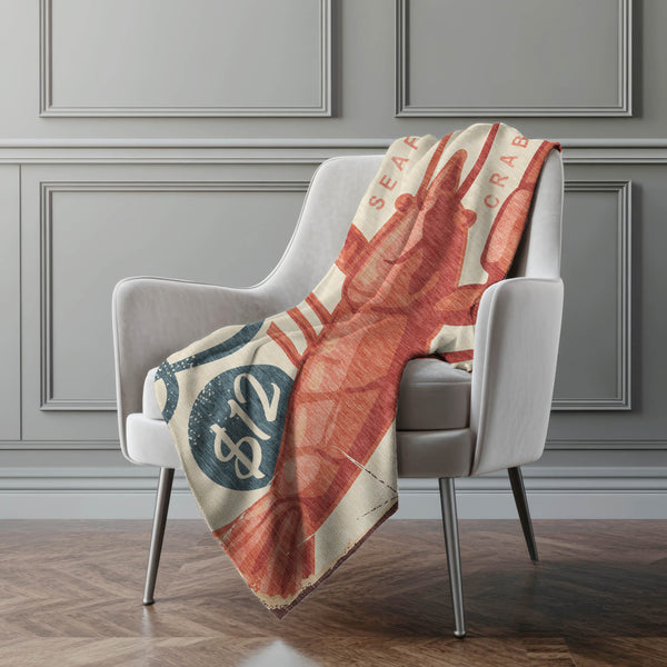 Lobster 50" x 70" Throw Blanket
