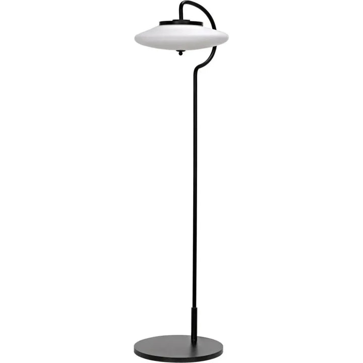 Lolibri Floor Lamp, Black Steel-Floor Lamps-Noir-LOOMLAN