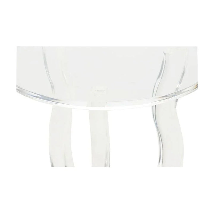 London Acrylic Made Clear Side Table - LOOMLAN - Chelsea House - Side Tables