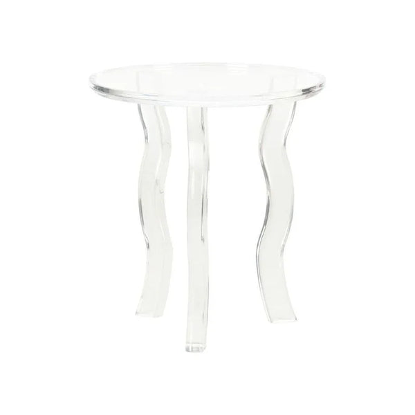 London Acrylic Made Clear Side Table - LOOMLAN - Chelsea House - Side Tables