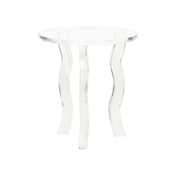 London Acrylic Made Clear Side Table - LOOMLAN - Chelsea House - Side Tables