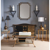 London Church Two Stacked Metal Framed Wall Mirror-Wall Mirrors-Chelsea House-LOOMLAN