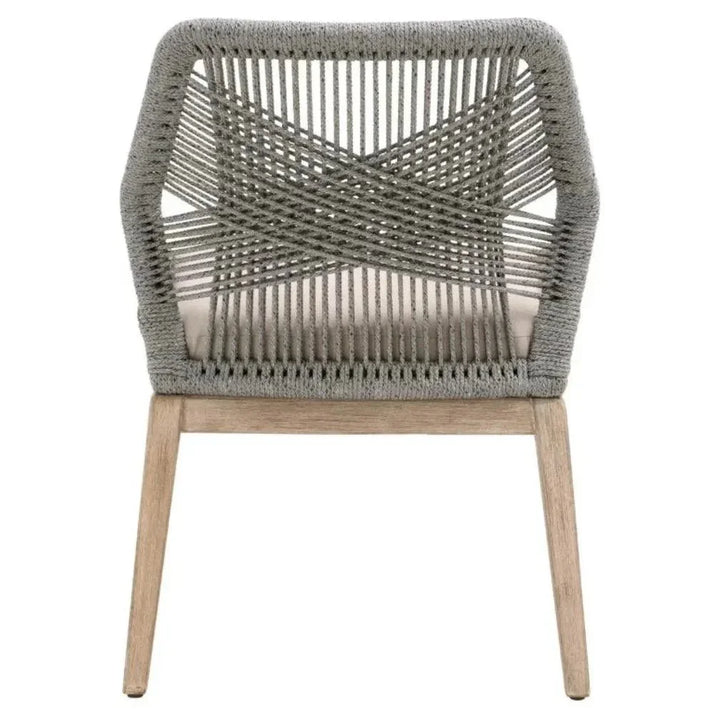 Loom Fabric Armless Dining Chair 2PC - LOOMLAN - Essentials For Living - Dining Chairs