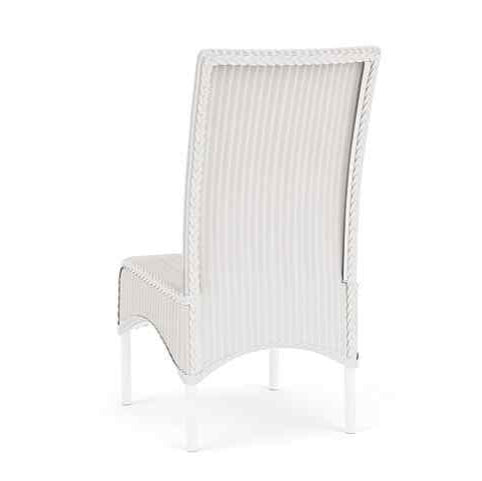 Loom High Back Armless Outdoor Dining Chair-Outdoor Dining Chairs-Lloyd Flanders-LOOMLAN