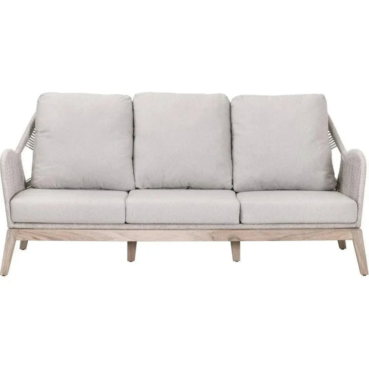 Loom Outdoor 79" All Weather Patio Rope Sofa Cushions - LOOMLAN - Essentials For Living - Outdoor Sofas & Loveseats