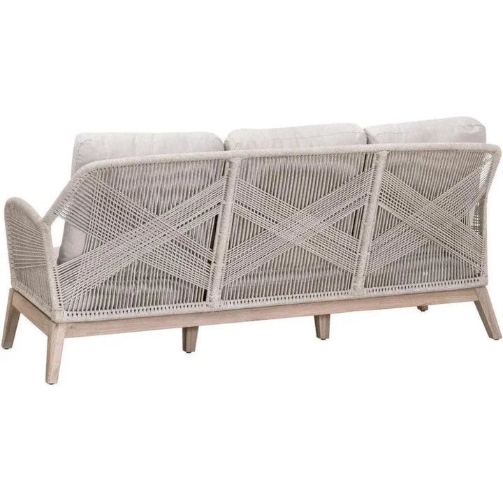 Loom Outdoor 79" All Weather Patio Rope Sofa Cushions - LOOMLAN - Essentials For Living - Outdoor Sofas & Loveseats