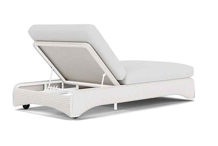 Loom Wicker Double Outdoor Chaise-Outdoor Chaises-Lloyd Flanders-LOOMLAN
