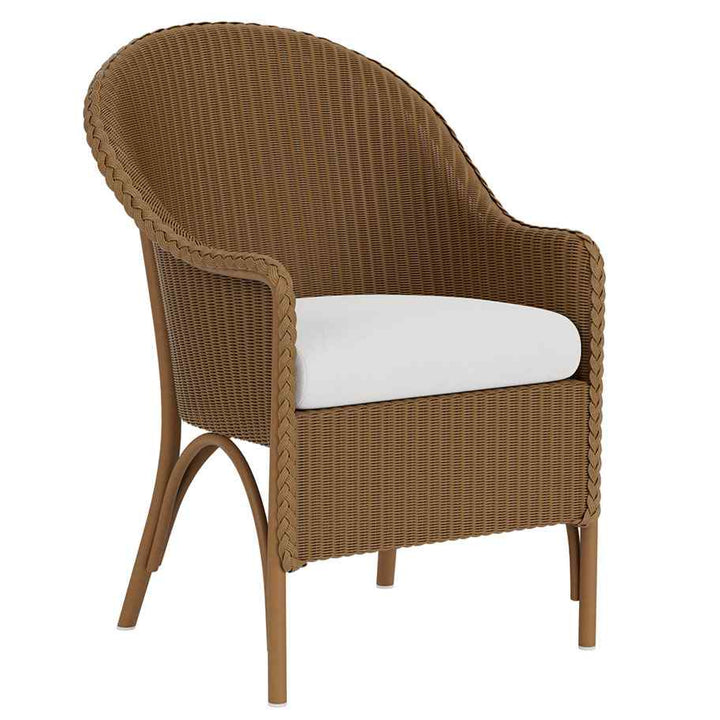 Loom Wicker Handmade Outdoor Dining Armchair-Outdoor Dining Chairs-Lloyd Flanders-LOOMLAN