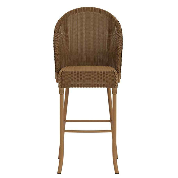 Loom Wicker Outdoor Bar Stool-Outdoor Bar Stools-Lloyd Flanders-LOOMLAN
