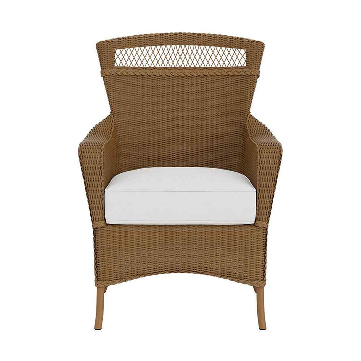 Loom Wicker Outdoor Dining Armchair-Outdoor Dining Chairs-Lloyd Flanders-LOOMLAN
