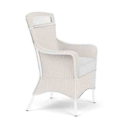 Loom Wicker Outdoor Dining Armchair-Outdoor Dining Chairs-Lloyd Flanders-LOOMLAN