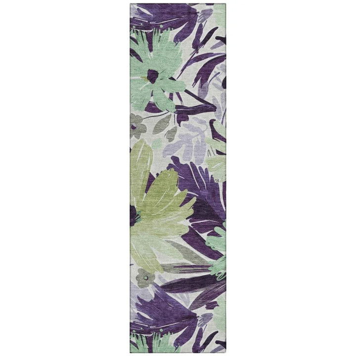 Loopra Purple Washable Indoor - Outdoor Rug - LOOMLAN - LOOMLAN Rugs - Outdoor Rugs