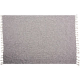 Lora Grey Throw Blanket