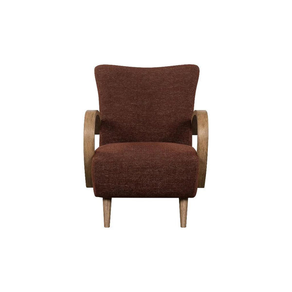 Louis Polyester Upholstered Club Chair