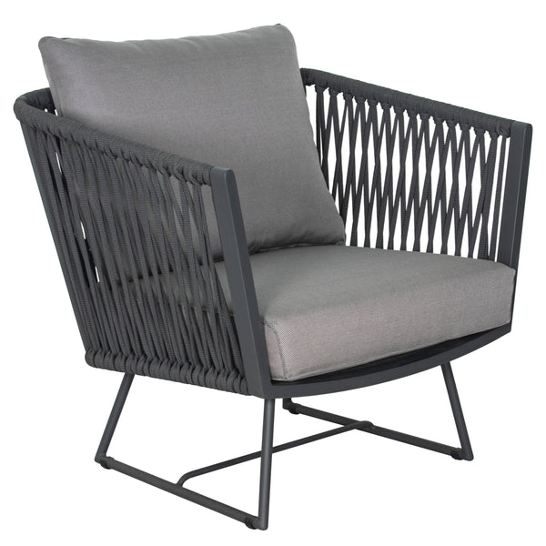 Lounge Chair - Dark Pebble Outdoor-Outdoor Lounge Chairs-Seasonal Living-LOOMLAN