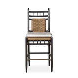 Low Country Armless Bar Stool Premium Wicker Furniture Outdoor Bar Stools LOOMLAN By Lloyd Flanders