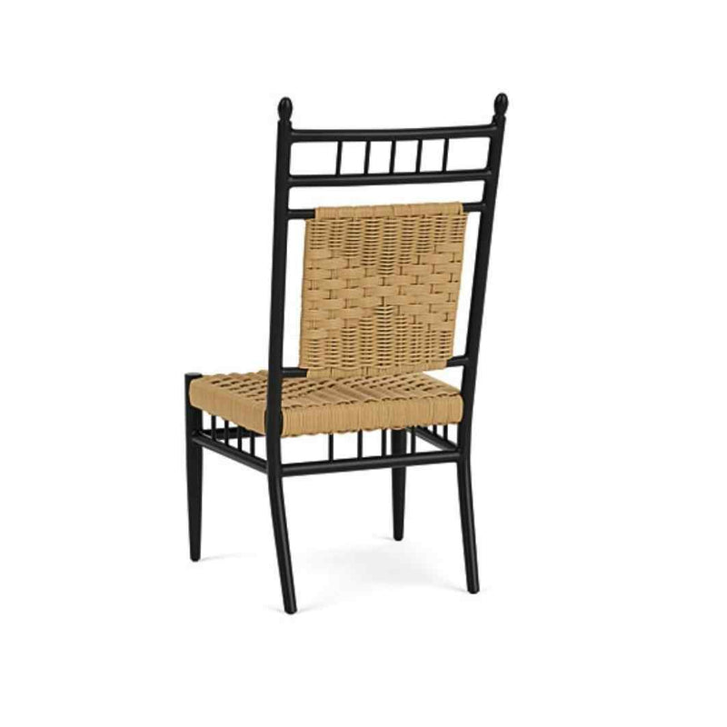 Low Country Armless Dining Chair Premium Wicker Furniture Outdoor Dining Chairs LOOMLAN By Lloyd Flanders