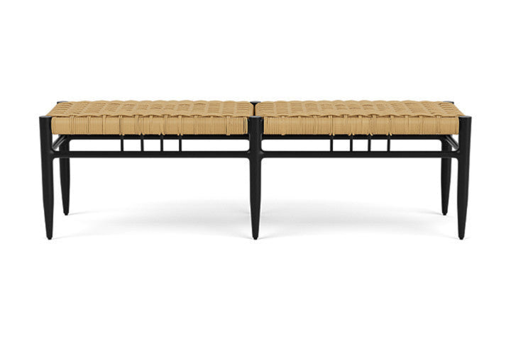 Low Country Dining Bench Premium Wicker Furniture-Outdoor Benches-Lloyd Flanders-LOOMLAN