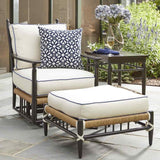 Low Country Glider Lounge Chair Premium Wicker Furniture Outdoor Accent Chairs LOOMLAN By Lloyd Flanders