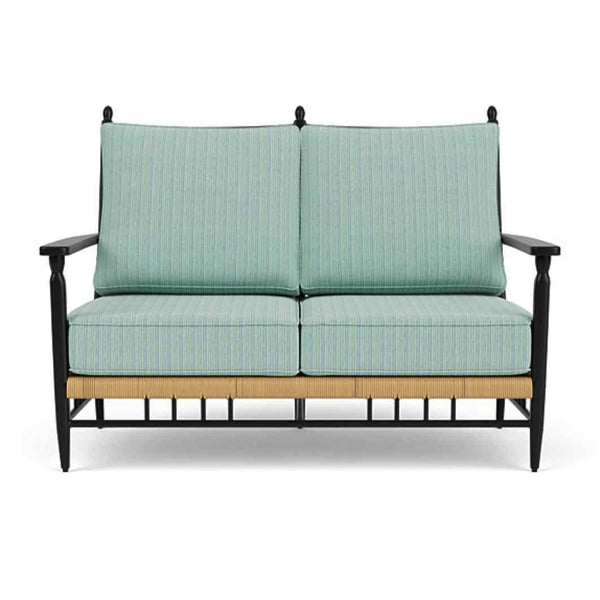 Low Country Loveseat Premium Wicker Furniture Outdoor Sofas & Loveseats LOOMLAN By Lloyd Flanders