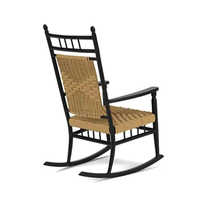 Low Country Porch Rocker Premium Wicker Furniture-Outdoor Lounge Chairs-Lloyd Flanders-LOOMLAN