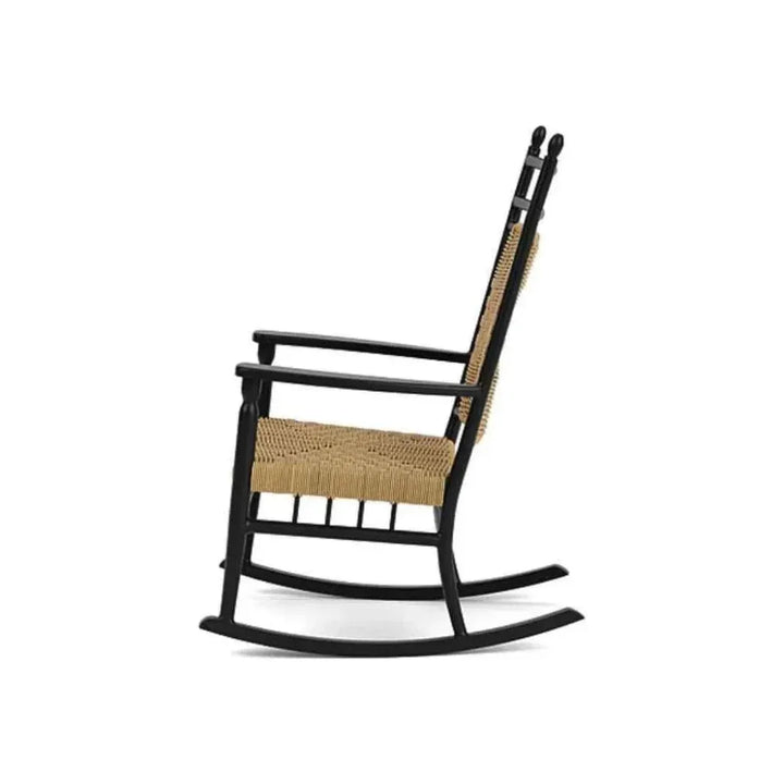 Low Country Porch Rocker Premium Wicker Furniture-Outdoor Lounge Chairs-Lloyd Flanders-LOOMLAN