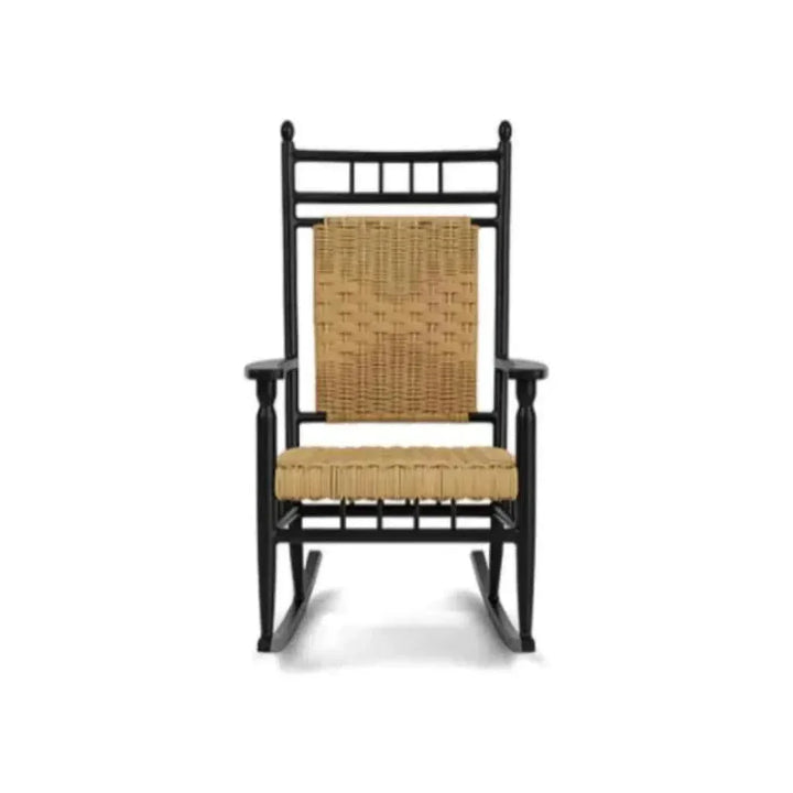 Low Country Porch Rocker Premium Wicker Furniture-Outdoor Lounge Chairs-Lloyd Flanders-LOOMLAN